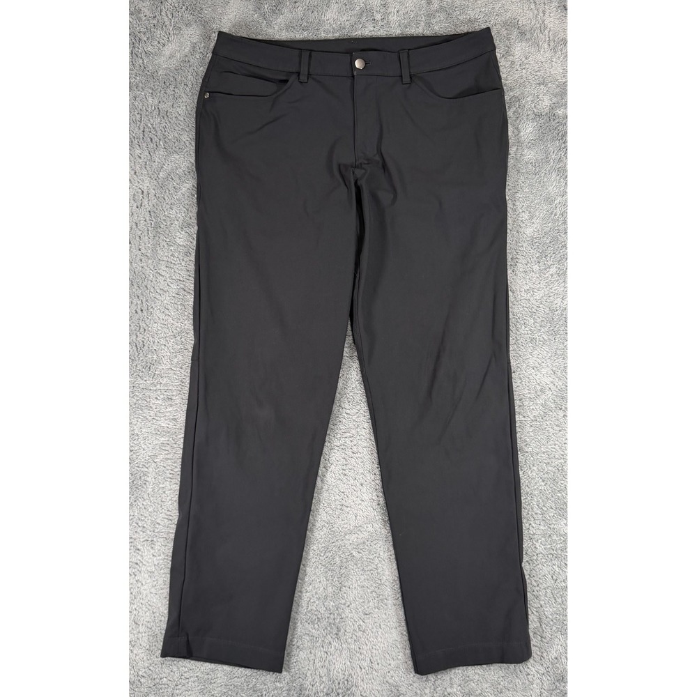 Lululemon ABC Pants Men 34x30 Classic Fit Gray Warpstreme Performance LM5426S